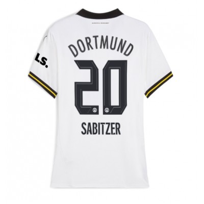 Ženski Nogometni dresi Borussia Dortmund Marcel Sabitzer #20 Tretji 2024-25 Kratek Rokav Ženski Nogometni dresi Borussia Dortmund Marcel Sabitzer #20 Tretji 2024-25 Kratek Rokav